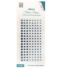 Pašlīmējošās strazas, D:3-5mm, 128 gab., zilas