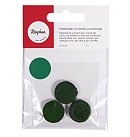 Krāsu pigments vaska, parafīna un gēla svecēm, tabletes D:2cm, 3gb, zaļš