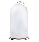 Plastmasas kupols ar pamatni, D:11cm, augstums: 19cm, ar džutas auklu