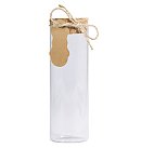 Stikla trauks ar korķa vāku, D:4.5cm, augstums 13.5cm, 150ml