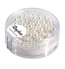 Stikla pērles "Renaissance", D:4mm, 85 gab., baltas