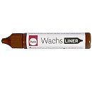 Vaska krāsa sveču dekorēšanai "Wax-liner", 30ml, šokolādes brūna