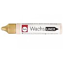 Vaska krāsa sveču dekorēšanai "Wax-liner", 30ml, zeltīta