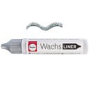 Vaska krāsa sveču dekorēšanai "Wax-liner Glimmer", 30 ml, sudraba mirdzumi