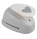 Motīvu caurumotājs "Heart", D:3.81cm, papīram līdz 220g/ m2