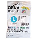 Tekstilkrāsa "DEKA Serie L" batikai, dabīgiem audumiem un vilnai, 10g, tirkīzzila