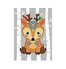 Collection dArt diamond Painting "Card kit: DCC008", 13x18 cm
