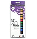 SIMPLY pasteļkrītiņu komplekts "SOFT PASTELS", 12 krāsas