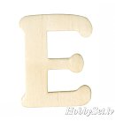 Koka burts "E", H:4cm