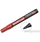 Permanent marker P-100, rounded, line width 0.8 to 2.2 mm, red