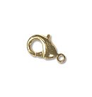 Rotaslietu aizdare -karabīne, 12x6.5mm, 2gab., zelta tonis