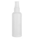 Tukša pudelīte ar izsmidzinātāju, balta, 150ml