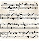 Salvetes dekupāžai "Sheet Music", 33x33cm, 2 gab.