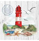 Salvetes dekupāžai "Lighthouse", 33x33cm, 2 gab.