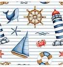 Salvetes dekupāžai "Ahoi", 33x33cm, 2 gab.
