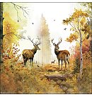 Salvetes dekupāžai "Autumn forest", 33x33cm, 2 gab.