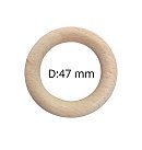 Koka riņķītis, D:47 mm, biezums 8 mm