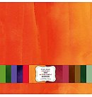 Skrapbukinga papīra kolekcija "Watercolor backgrounds", 30.5x30.5cm, 175g/ m2, 12 divpusējas loksnes