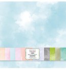 Skrapbukinga papīra kolekcija "Tender watercolor backgrounds", 30.5x30.5cm, 175g/ m2, 10 divpusējas