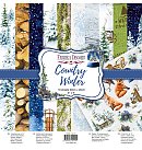 Scrapbooking paper collection "Country winter", 20x20cm, 200g/ m2, 10 double-sided sheets, ZS