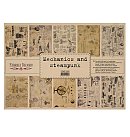 Skrapbukinga kraft-papīra kolekcija ''Mechanics and steampunk'', A3 (42x29.7cm), 100g/ m2, 10 vienpusējas loksnes