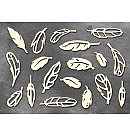 Dekoru komplekts no skaidu plātnes "Feathers 1" (047)