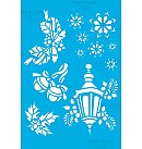 Trafarets "Good New Year spirit", (301), 15x20cm, ZS