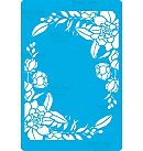 Trafarets "Rectangular floral frame", (312), 15x20cm