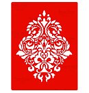 Stencil "Monogram Damascus" (396), 15x20 cm