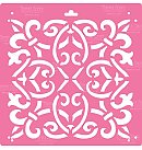 Trafarets "Heraldry Squared" (#102), XL izmērs, 30x30 cm
