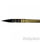 "AQUAFINE" kazas vilnas ota “POINTED WASH AF24” N#6, apaļa, īss rokturis, 15x33.3mm