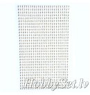 Pašlīmējošās strazas, D:3mm, 806 gab., puscaurspīdīga krēmkrāsa