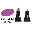 Marķieris uz spirta bāzes, "kalts" + smalks, 6153: antīks violets
