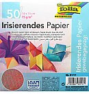 Zaigojošs origami papīrs ar tekstūru "Fabric embossing", 14x14 cm, 50 loksnes, 75g/ m², dažādas krāsa