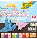 Origami papīrs "Japan", 15x15 cm, 10 dažādi dizaini, 50 loksnes, 80g/ m²