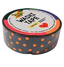 Dekoratīvā rīspapīra līmlente "Washi-Tape: HOTFOIL COPPER dots", 15mm x 5m