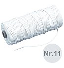 Apaļā sveču dakts / deglis Nr.11, svecēm D:35-55 mm, rullī 100m, CENA PAR 1 M