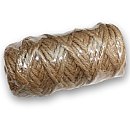 Džutas aukla, D:6 mm, 6 pavedieni, 35m, dabīgs tonis