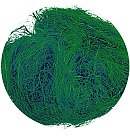 Sizala šķiedras, 20g, tumši zaļas