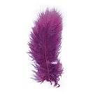 Dekoratīvās spalvas, 8cm, 10gab., ceriņu violetas
