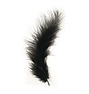 Pūkainas spalvas, 10-15cm, 15 gab., melnas