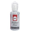 Līme ar hologrāfiskiem mirdzumiem, 20ml, sudraba krāsa