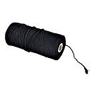 Aukla mezglošanai, D:3.7mm, apm. 280g, 70m, 80% kokvilna, 20% poliesters, melna