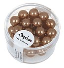 Stikla pērles "Renaissance", D:8mm, 25 gab., kašmira zelts