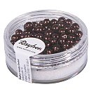 Stikla pērles "Renaissance", D:4mm, 85 gab., tumši brūnas (nougat)