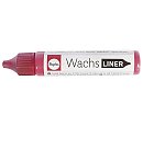 Vaska krāsa sveču dekorēšanai "Wax-liner", 30ml, klasiski sarkana