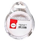 Organzas lente ar punktiņiem, 10 mm, 10m, balta