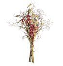 Kaltētu ziedu pušķis, 18-20cm, rozā toņi
