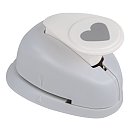 Motīvu caurumotājs "Heart", D:2.54cm, papīram līdz 220g/ m2