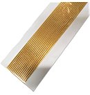 Vaska strēmelītes sveču dekorēšanai, 2mm x 20cm, 15 gab., zeltītas